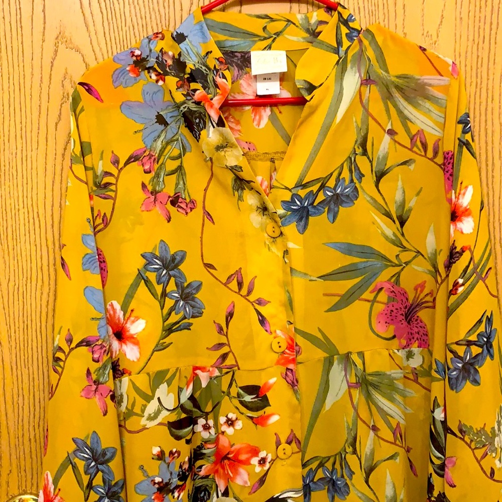 Zadie B’s Kimono type Top flowy and Beautiful 🌺